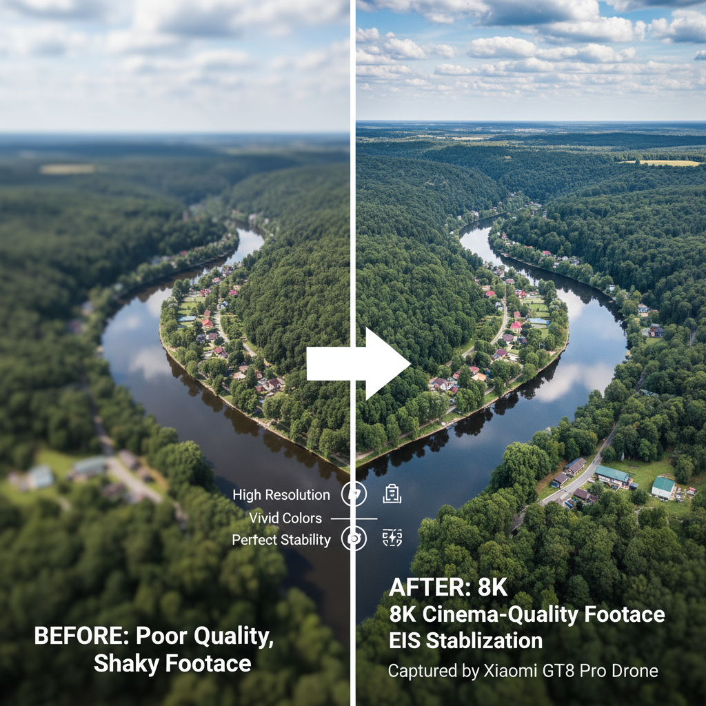 Xiaomi Mijia GT8 Drone 4K Professional 8K Camera Aerial FPV Avoiding Obstacle with Large Screen Remote Control Folding RC Dron