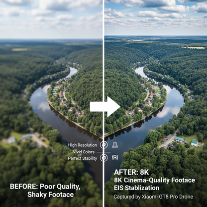 Xiaomi Mijia GT8 Drone 4K Professional 8K Camera Aerial FPV Avoiding Obstacle with Large Screen Remote Control Folding RC Dron